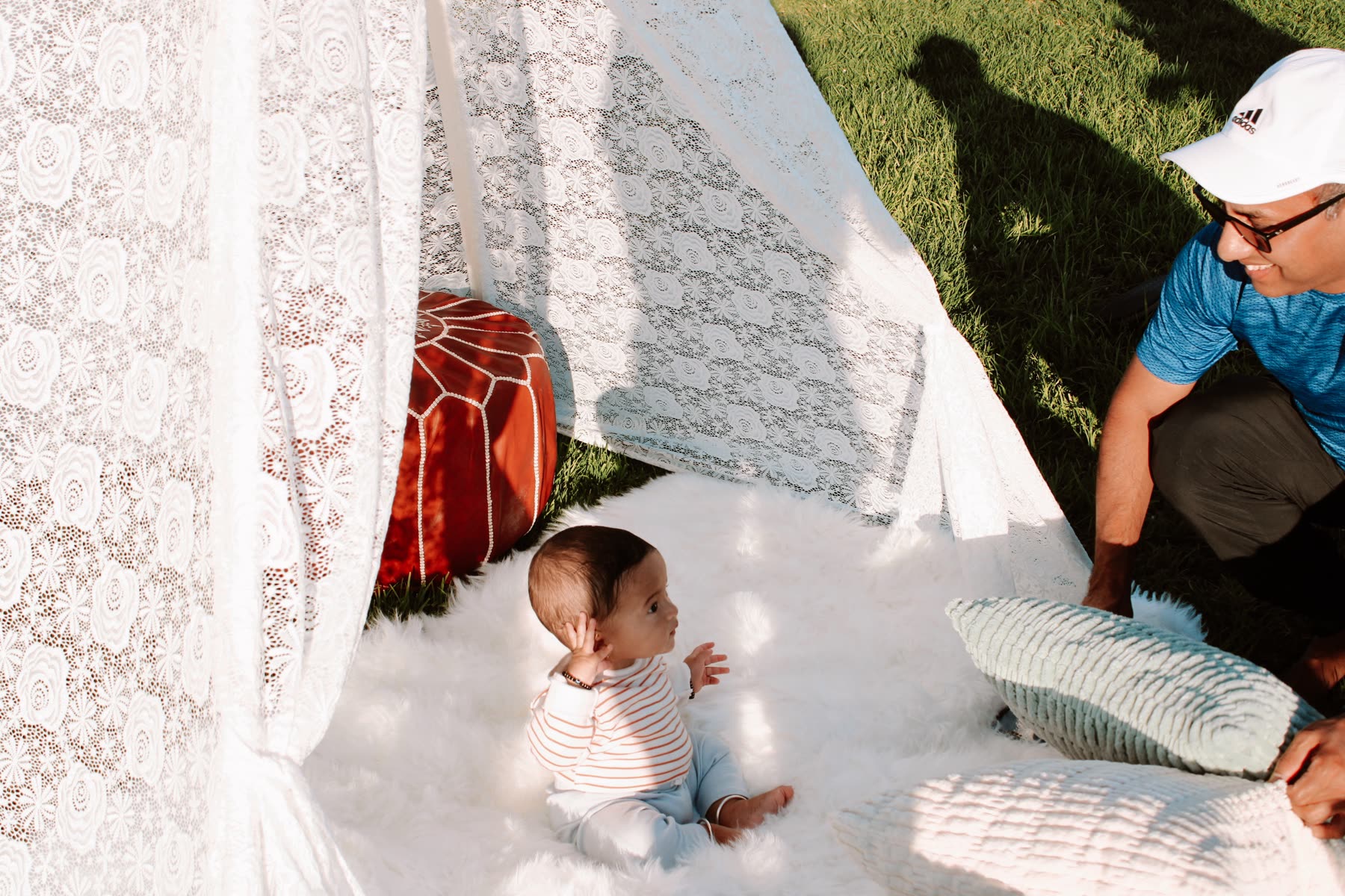 Teepee park picnicn idea